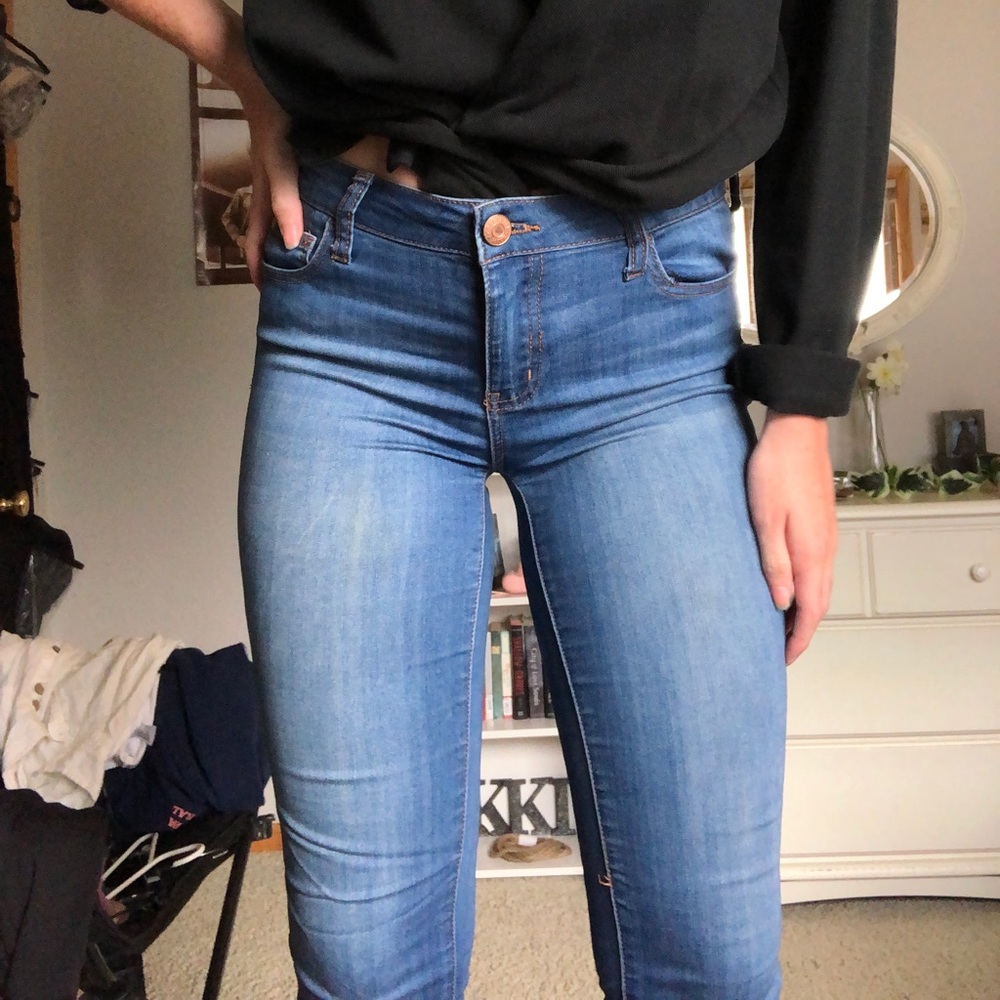 Vintage high waisted blue jeans